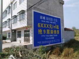 万源墙体广告质量分析