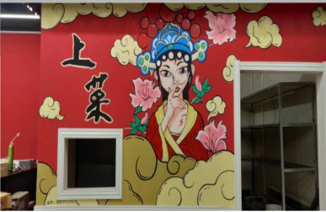万源墙体彩绘的发展和应用