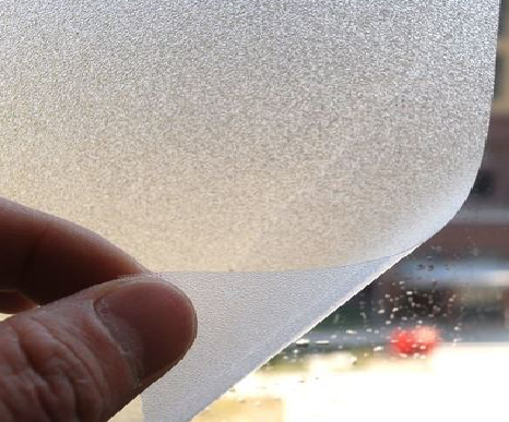 万源玻璃门外面粘广告用什么材料好？