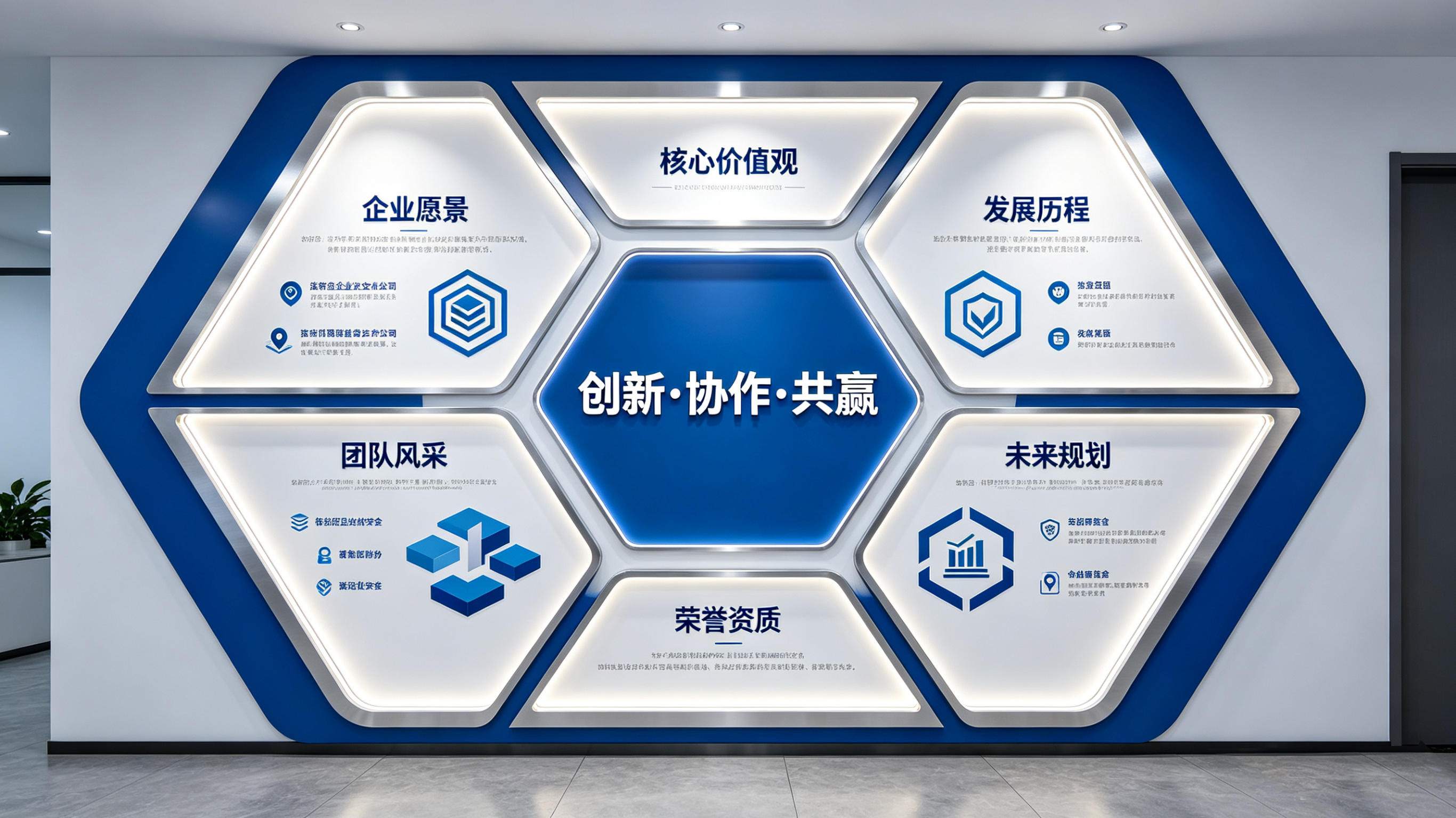 万源企业文化墙六边形避坑指南（新手常犯5个错误）
